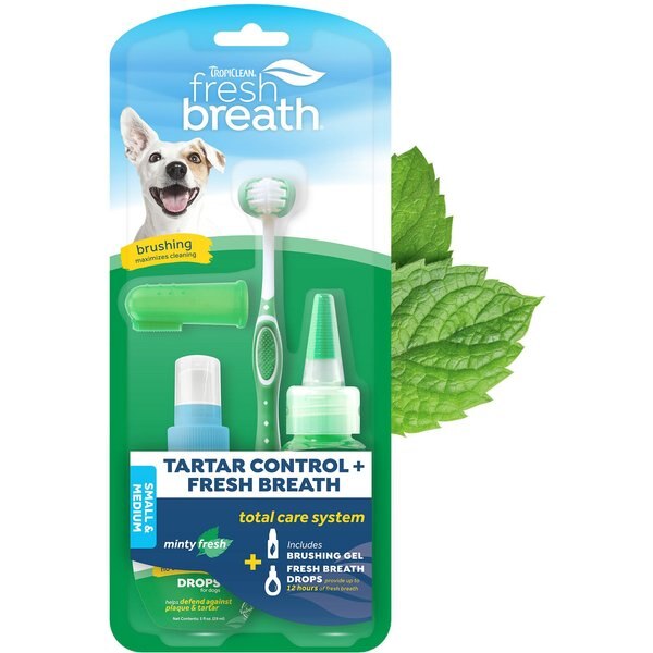 TropiClean Fresh Breath Vanilla Mint Flavor Dental Chews for Small Dogs
