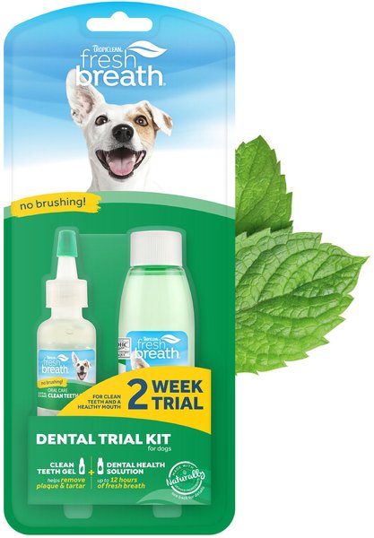 TropiClean Fresh Breath Dog Dental Trial Kit slide 1 of 11