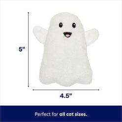 Frisco Halloween Spooky Cute Ghost Plush Cat Toy with Catnip slide 2 of 4