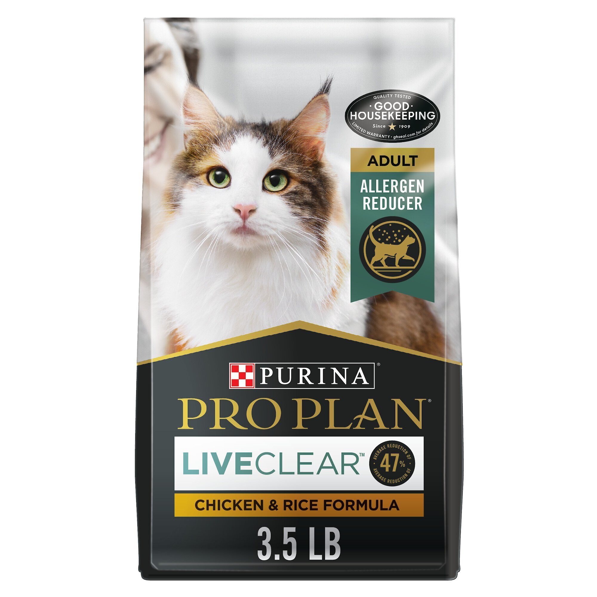 PURINA PRO PLAN LiveClear Probiotic Chicken & Rice Formula Dry Cat Food ...