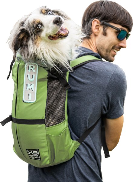 K9 Sport Sack Trainer Forward Facing Dog Carrier Backpack, Green, Large slide 1 of 9