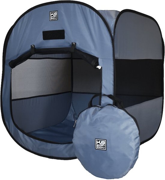 K9 Sport Sack Kennel Pop-Up Dog & Cat Tent, Grey, Large slide 1 of 5