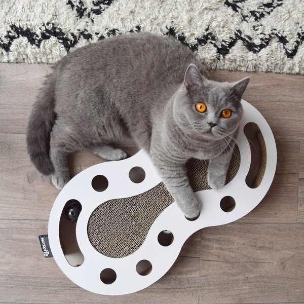 District 70 Puzzle Cardboard Cat Scratcher Toy