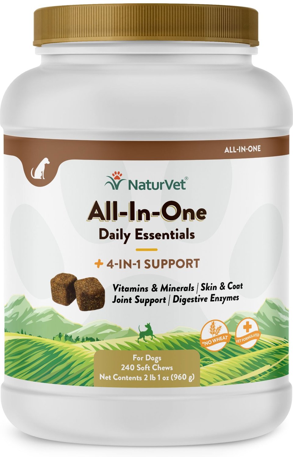 Naturvet All In One
 NATURVET All in e Soft Chews Multivitamin for Dogs 240 count Chewy