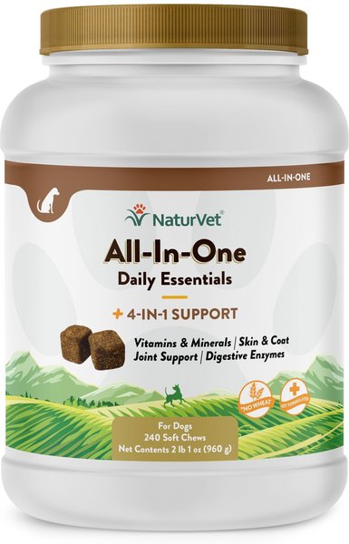 NaturVet All-in-One Soft Chews Multivitamin for Dogs, 240 count slide 1 of 8