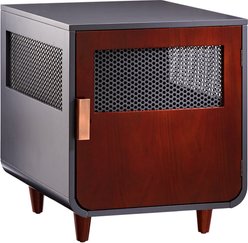 Teamson Pets Wooden Single Door Furniture Style Dog Crate, Mocha Walnut, 22 inch slide 2 of 9
