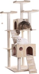 Armarkat 74-in Multi-Level Cat Tree, Beige slide 2 of 9