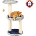 Armarkat Multi-Leveled Real Wood Cat Tree, Gray, 30-in