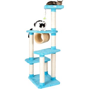 Armarkat 61-in Cat Tree, Sky Blue