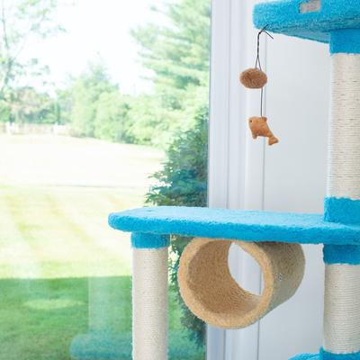 Show full view: Armarkat 61-in Cat Tree, Sky Blue slide 5 of 11