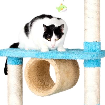 Show full view: Armarkat 61-in Cat Tree, Sky Blue slide 7 of 11