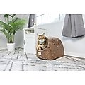 Armarkat Winter Soft Warm Cat Bed, Small, Bronze & Beige
