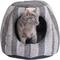 Show in main carousel: Armarkat 17-in Cave Shape Cat Bed, Gray & Silver slide 1 of 10