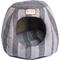 Show in main carousel: Armarkat 17-in Cave Shape Cat Bed, Gray & Silver slide 3 of 10