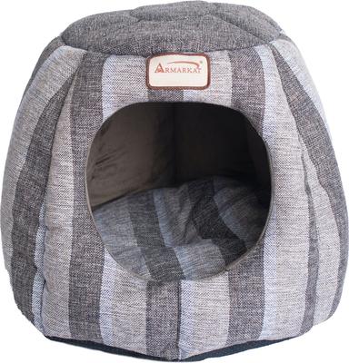 Show full view: Armarkat 17-in Cave Shape Cat Bed, Gray & Silver slide 3 of 10