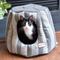 Show in main carousel: Armarkat 17-in Cave Shape Cat Bed, Gray & Silver slide 4 of 10