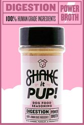 Shake it Pup! Digestion Power Broth Dog Food Topper, 3-oz bottle