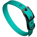 brklz Durable Dog Collar, Turquoise, Tiny: 8.2 to 11.4-in neck, 5/8-in width