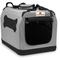 Show in main carousel: Zampa Double Door Collapsible Soft-Sided Dog Crate, Grey, 40 inch slide 1 of 4
