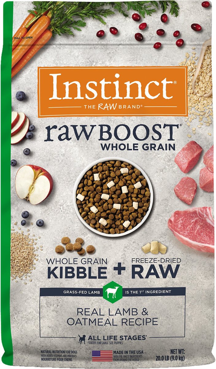 Instinct kibble best sale and raw