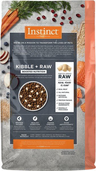Instinct Raw Boost Whole Grain Real Salmon & Brown Rice Recipe Dry Dog Food