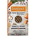Instinct Raw Boost Whole Grain Real Salmon & Brown Rice Recipe Freeze-Dried Raw Coated Dry Dog Food, 20-lb bag