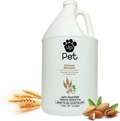 John Paul Pet Sensitive Skin Formula Oatmeal Dog & Cat Shampoo, 1-gallon bottle