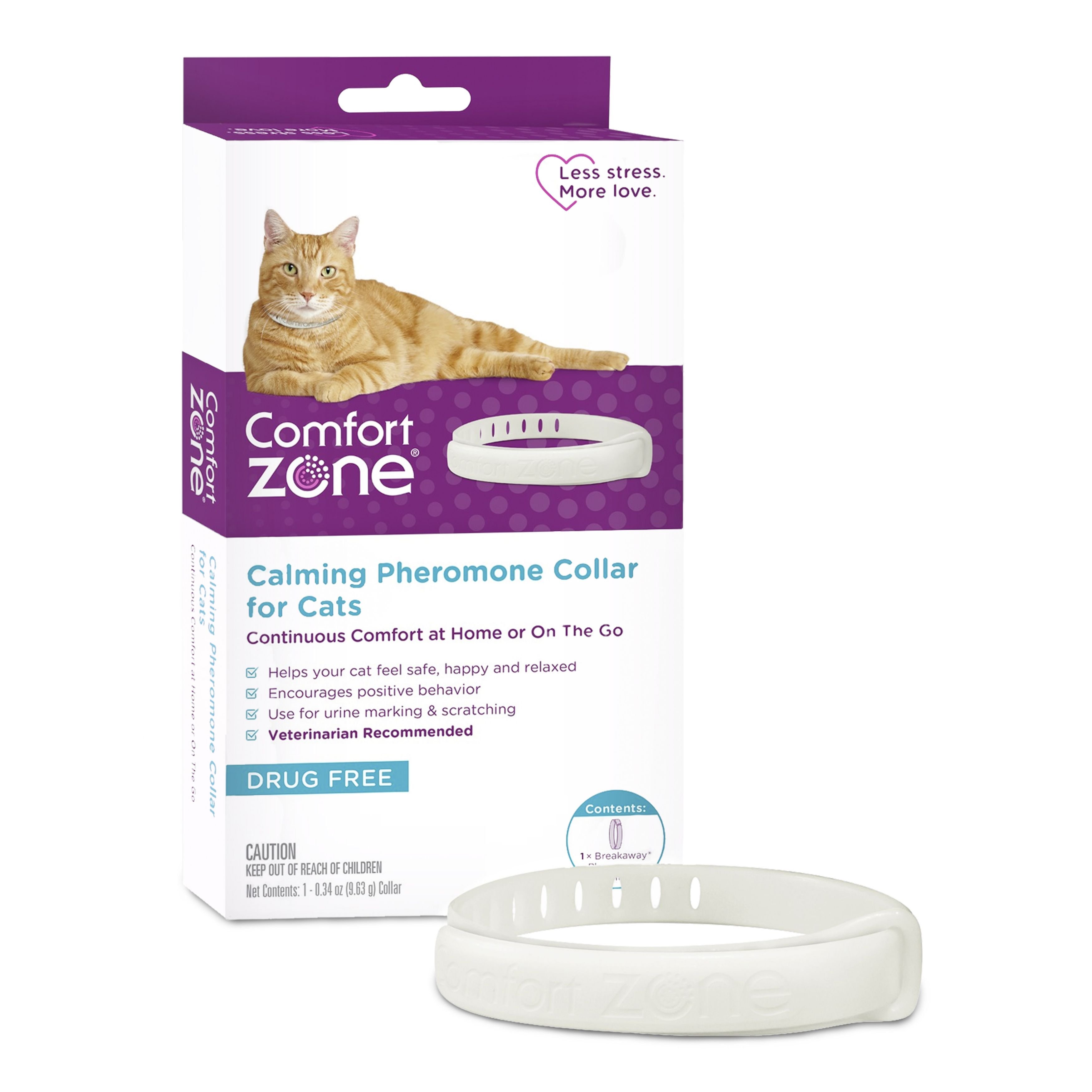 COMFORT ZONE OnTheGo Breakaway Calming Collar for Cats Customer