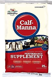 Manna Pro Calf-Manna Performance Muscle Care Pellets Farm Animal & Horse Supplement, 25-lb bag