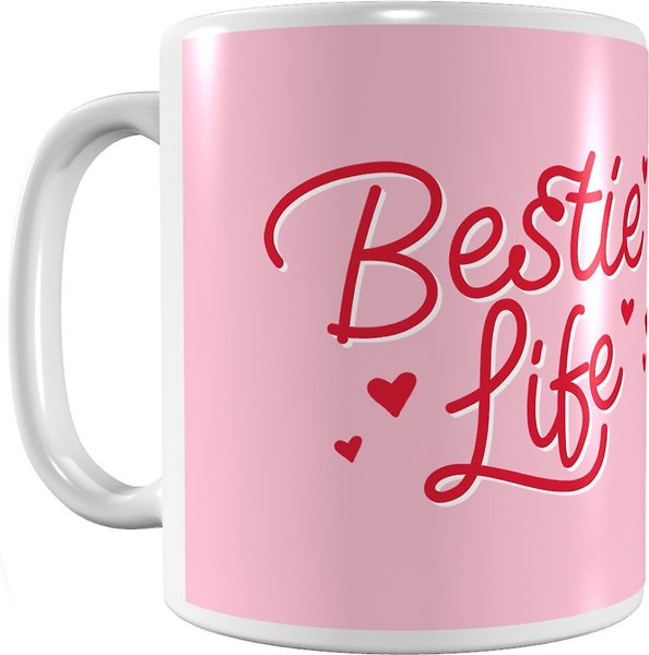 Frisco "Bestie Life" White Personalized Coffee Mug