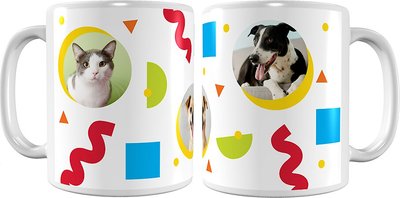 Frisco Colorful Shapes Personalized Coffee Mug, slide 1 of 1
