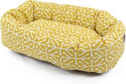 Majestic Pet Aruba Bagel Bolster Cat & Dog Bed, Citrus, Medium slide 2 of 3
