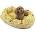 Majestic Pet Aruba Bagel Bolster Cat & Dog Bed, Citrus, Large