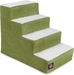 Majestic Pet Villa Cat & Dog Stairs, Apple, 4 Step