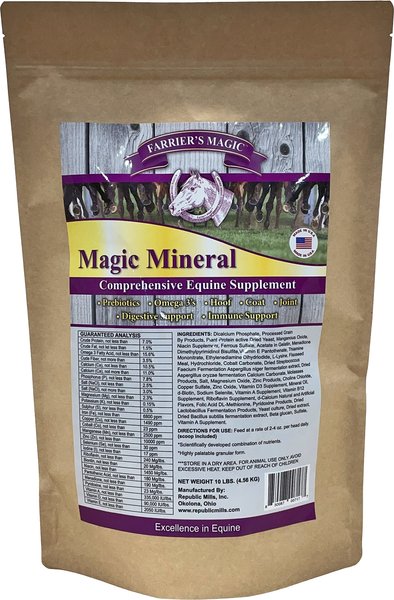 Farrier's Magic Magic Mineral Top Dress Comprehensive Granules Horse Supplement, 10-lb bag slide 1 of 2