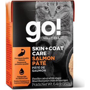 Now Fresh Solutions Skin + Coat Care Salmon Pate Cat Food, 6.4-oz, case of 24