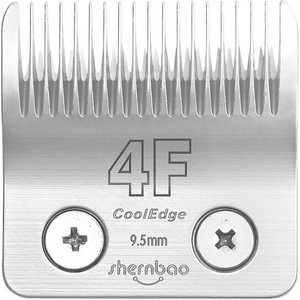Shernbao 4F CoolEdge Blade Dog Grooming Clippers, Silver