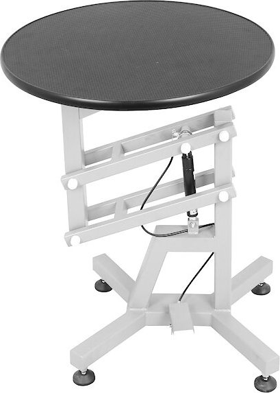 Shernbao FT-831 Air Lift Round Dog Grooming Table, Black slide 1 of 5