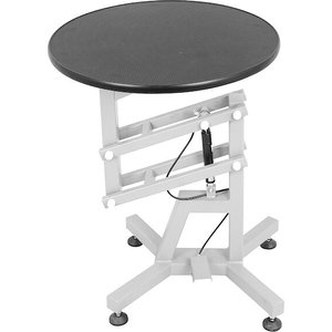 Shernbao FT-831 Air Lift Round Dog Grooming Table, Black