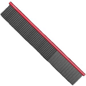 Shernbao GSC187-32 Dog Grooming Butter Comb, Small, Red