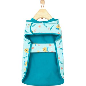 Disney Lightweight Flounder Print Dog & Cat Raincoat, Large