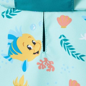 Disney Lightweight Flounder Print Dog & Cat Raincoat, Large