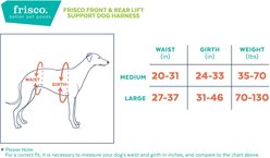 Frisco Front & Rear Lift Handicapped Support Dog Harness, Medium slide 2 of 6