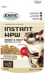 Exotic Nutrition Instant-HPW Insect & Fruit Sugar Glider Food, 1-lb bag