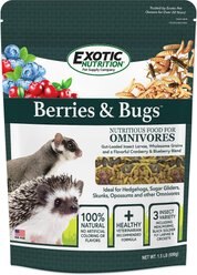 Exotic Nutrition Berries & Bugs Sugar Glider & Hedgehog Food, 1.5-lb bag