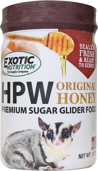 Exotic Nutrition HPW Original Honey Sugar Glider Food, 12-oz jar slide 1 of 6