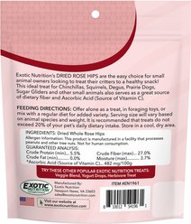 Exotic Nutrition Critter Selects Rose Hips Chinchilla Treats, 3-oz bag slide 2 of 7