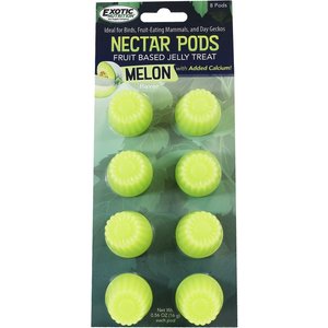 Exotic Nutrition Nectar Pods Melon Flavor Sugar Glider Treats, 8 count