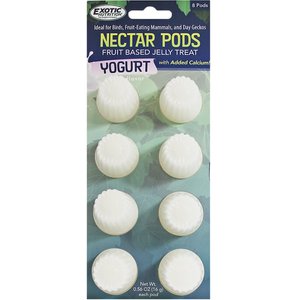 Exotic Nutrition Nectar Pods Yogurt Flavor Sugar Glider Treats, 8 count