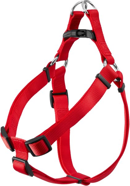 FRISCO Nylon Step In Back Clip Dog Harness, Red, Large: 26 to 38-in ...